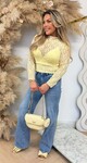 SARAH LACE TOP YELLOW