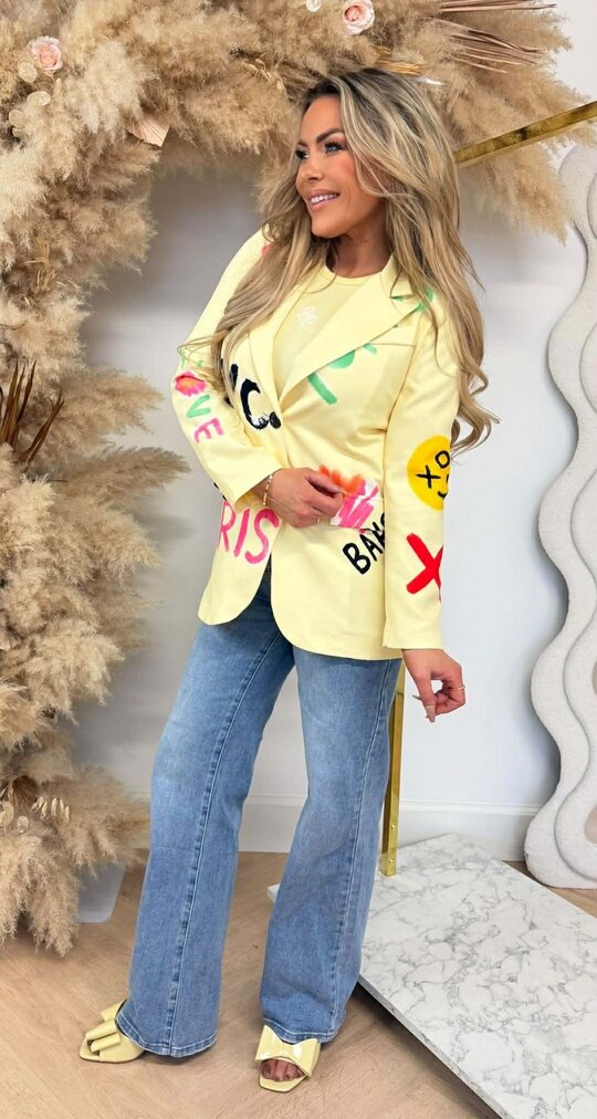 GRAFFI SMILE BLAZER YELLOW