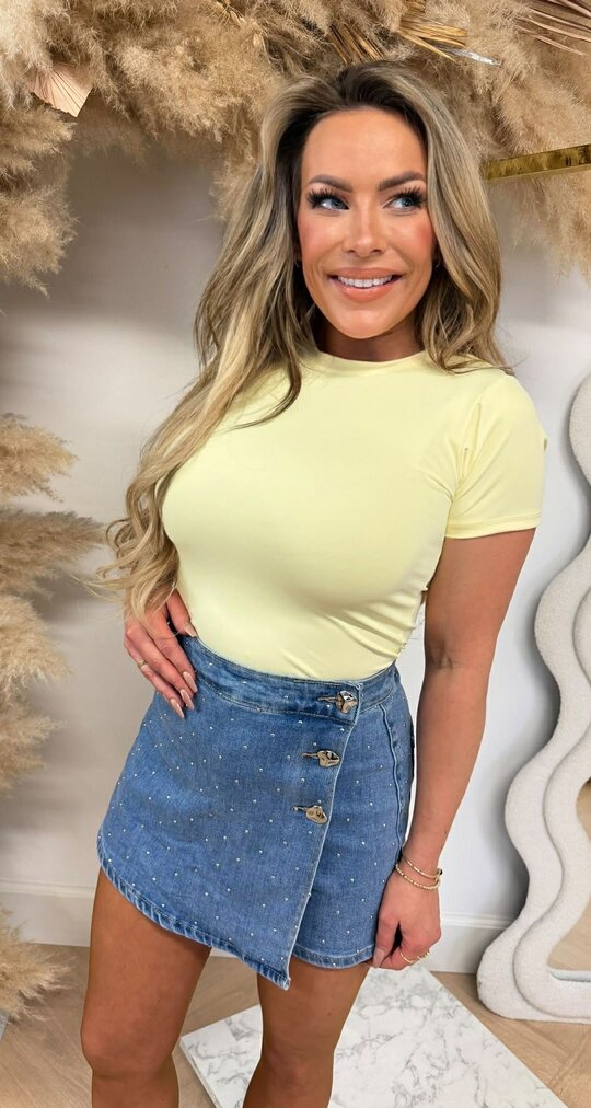 LOTTE SHORT SLEEVE BODY BUTTERYELLOW