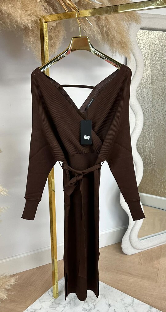 NOWIE DRESS 5880 CHOCO