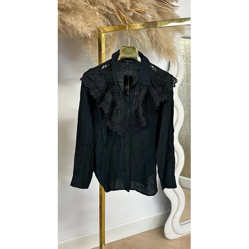 BRODERIE BLOUSE 3539 BLACK