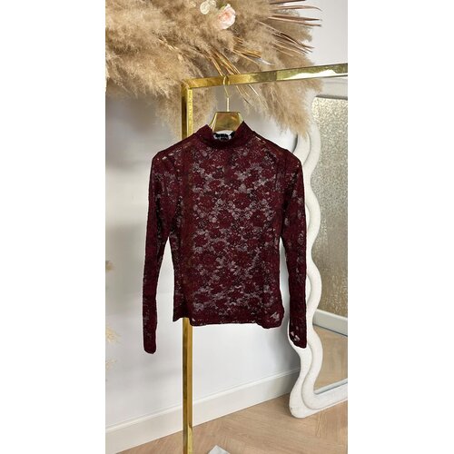 BY SWAN LACE GAUZE TOP 10082 BORDEAUX