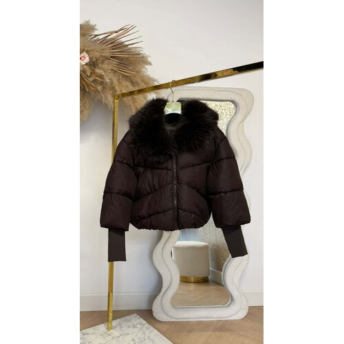 SHORT PUFFER JAS 16163 CHOCO