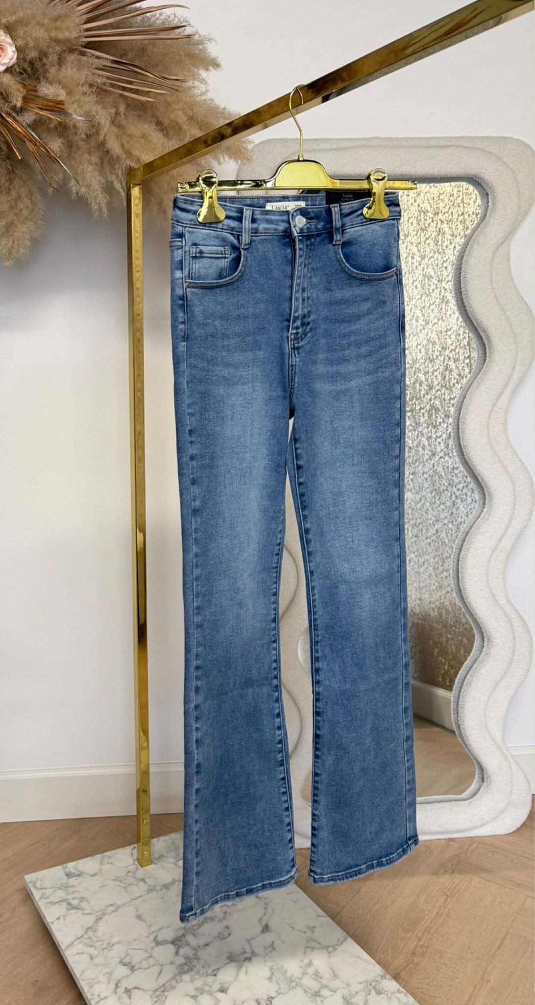 FLARE FIT JEANS 6267-10 BLUE