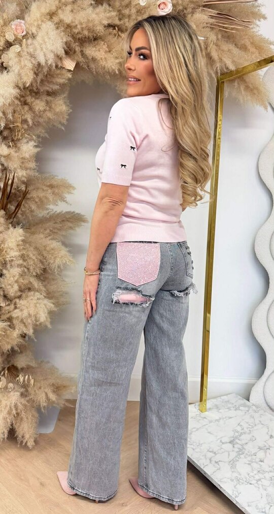 BOW V TOP 9364 BABYPINK