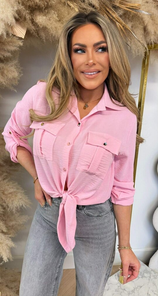 LARIS KNOOP BLOUSE LIGHTPINK