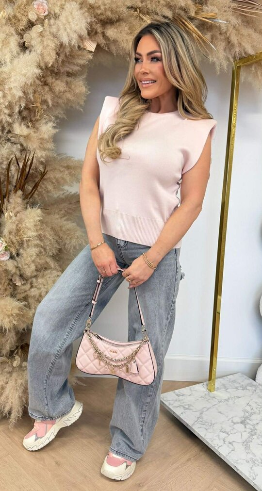 JOY SHOULDER TOP 6035 PINK JOY SHOULDER TOP 6035 PINK