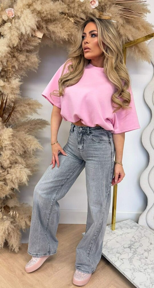 MUSTY CROPPED TOP LIGHTPINK