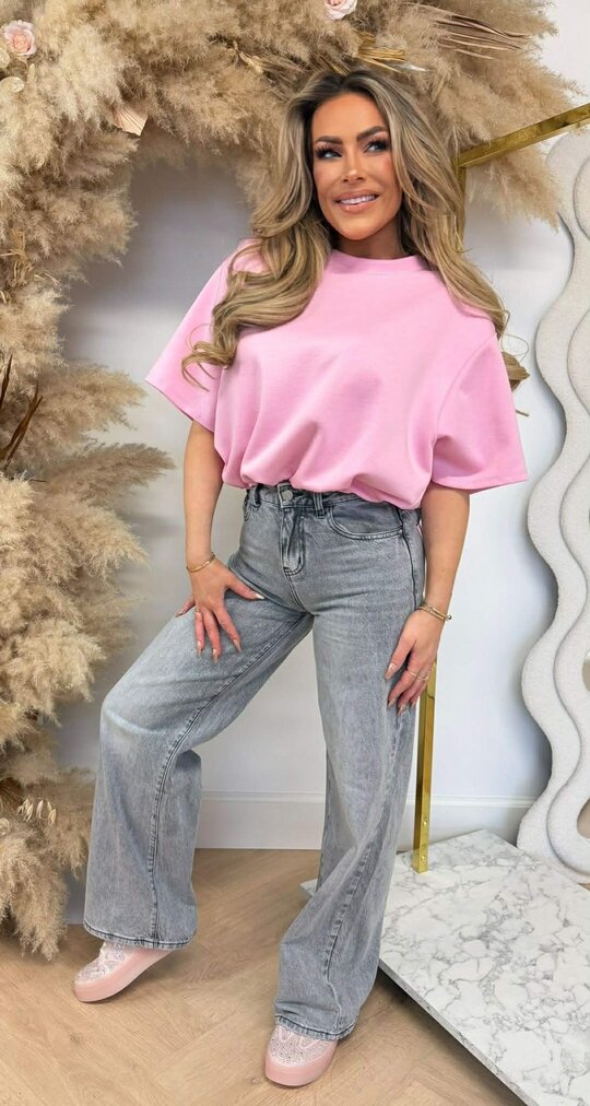 MUSTY CROPPED TOP PINK MUSTY CROPPED TOP PINK