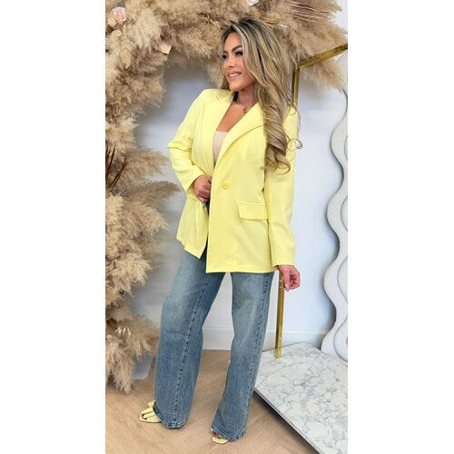 IRIS OVERSIZED BLAZER BUTTERYELLOW