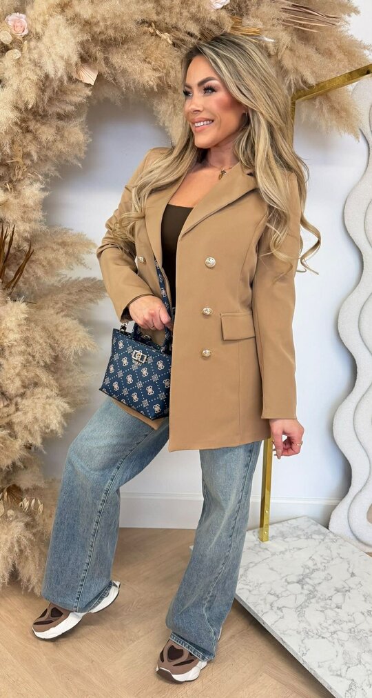 VANESSA BLAZER TAUPE