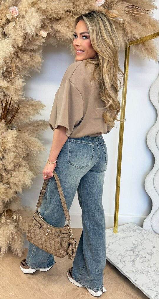 MUSTY CROPPED TOP TAUPE