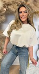 MUSTY CROPPED TOP BEIGE MUSTY CROPPED TOP BEIGE
