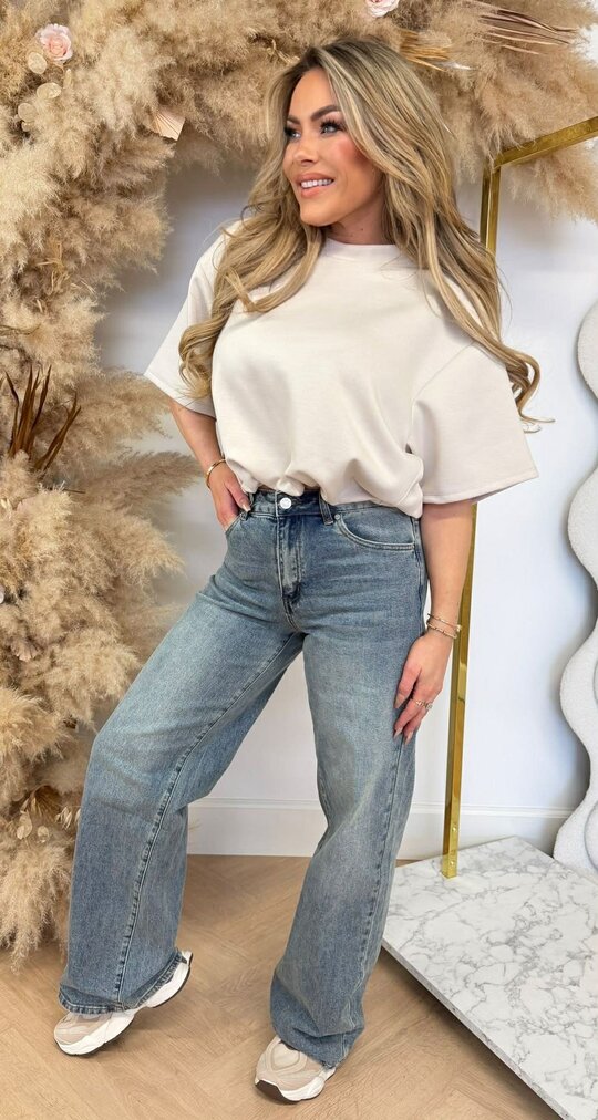 MUSTY CROPPED TOP BEIGE MUSTY CROPPED TOP BEIGE