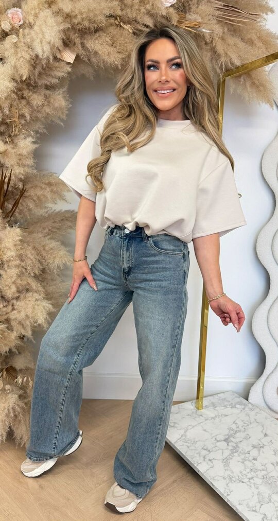 MUSTY CROPPED TOP BEIGE MUSTY CROPPED TOP BEIGE