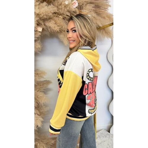 TIGER DREAMS HOODIE YELLOW