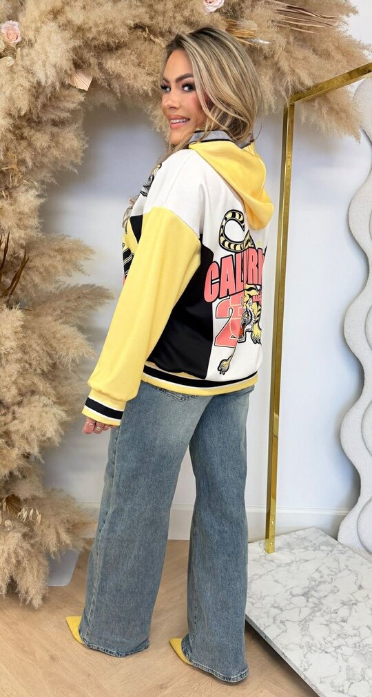 TIGER DREAMS HOODIE YELLOW