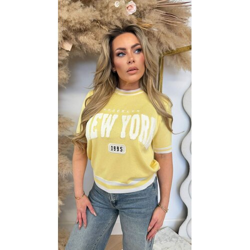 NEW YORK KNIT TEE SH629 YELLOW