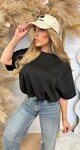MUSTY CROPPED TOP BLACK MUSTY CROPPED TOP BLACK