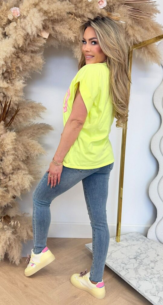 SOHO NEW YORK TEE 590010-116 NEONYELLOW