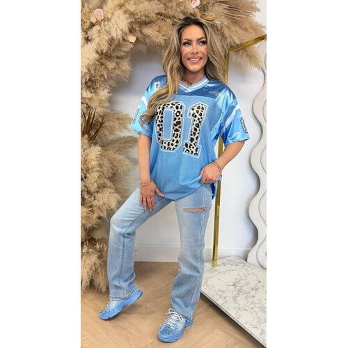 LEGENDARY 01 BASEBALL TEE ICEBLUE