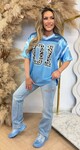 LEGENDARY 01 BASEBALL TEE ICEBLUE