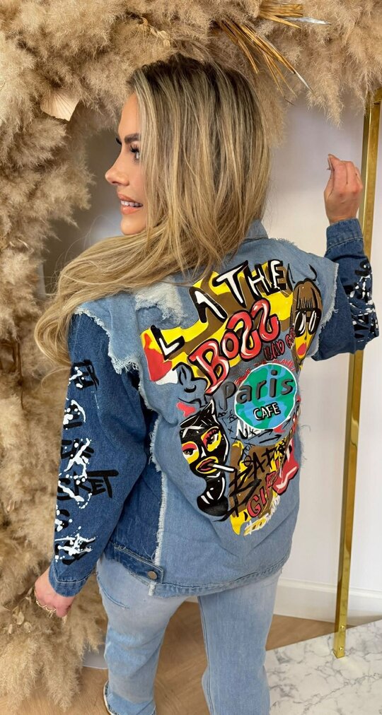 GRAFFI DENIM JACKET 8109 DENIMBLUE