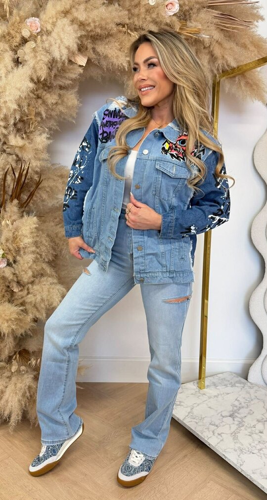 GRAFFI DENIM JACKET 8109 DENIMBLUE