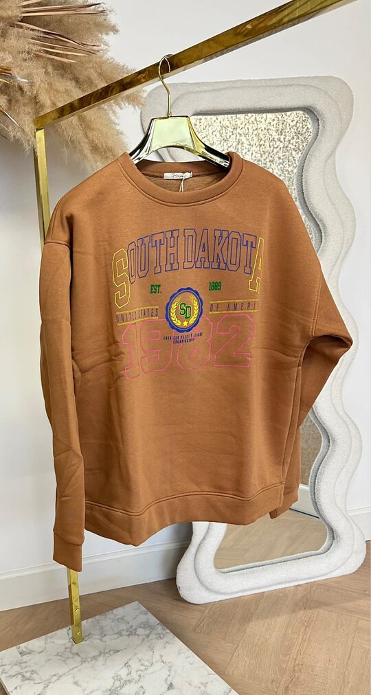 SOUTH DAKOTA SWEAT 801308 TAUPE