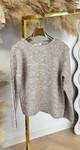 BUTTON SLEEVE SWEAT 25003 TAUPE