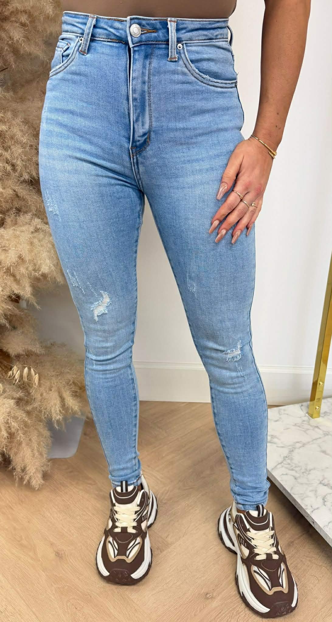 HIGH RISE SKINNY JEANS 9212 DENIMBLUE