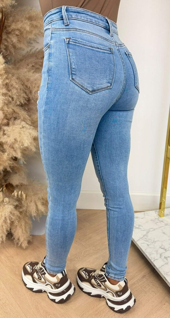 HIGH RISE SKINNY JEANS 9212 DENIMBLUE HIGH RISE SKINNY JEANS 9212 DENIMBLUE