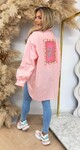 CIAO BELLA OVERSIZED BLOUSE PINK