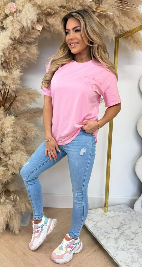 LA DOLCE VITA SHIRT 8011522 PINK LA DOLCE VITA SHIRT 8011522 PINK