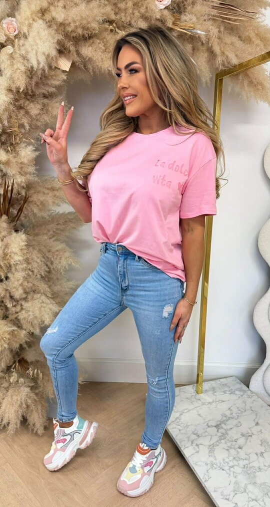 LA DOLCE VITA SHIRT 8011522 PINK LA DOLCE VITA SHIRT 8011522 PINK