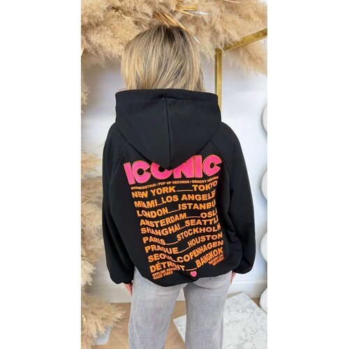 ICONIC HOODIE 20421 BLACK