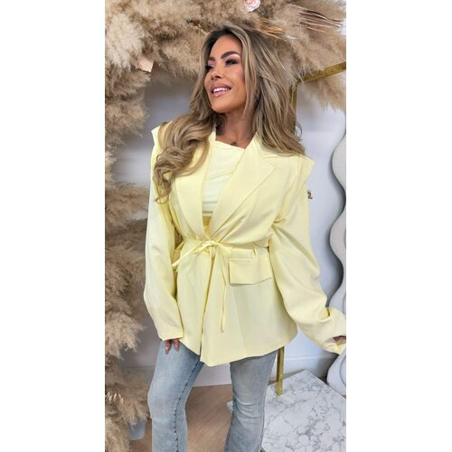 POCKET LUS BLAZER YELLOW