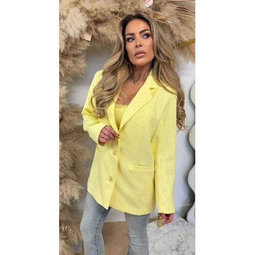 GLITTER BLAZER TC02 YELLOW