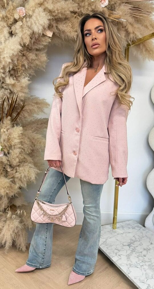 GLITTER BLAZER TC02 PINK GLITTER BLAZER TC02 PINK