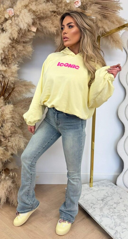 ICONIC HOODIE 20421 BUTTERYELLOW