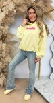ICONIC HOODIE 20421 BUTTERYELLOW