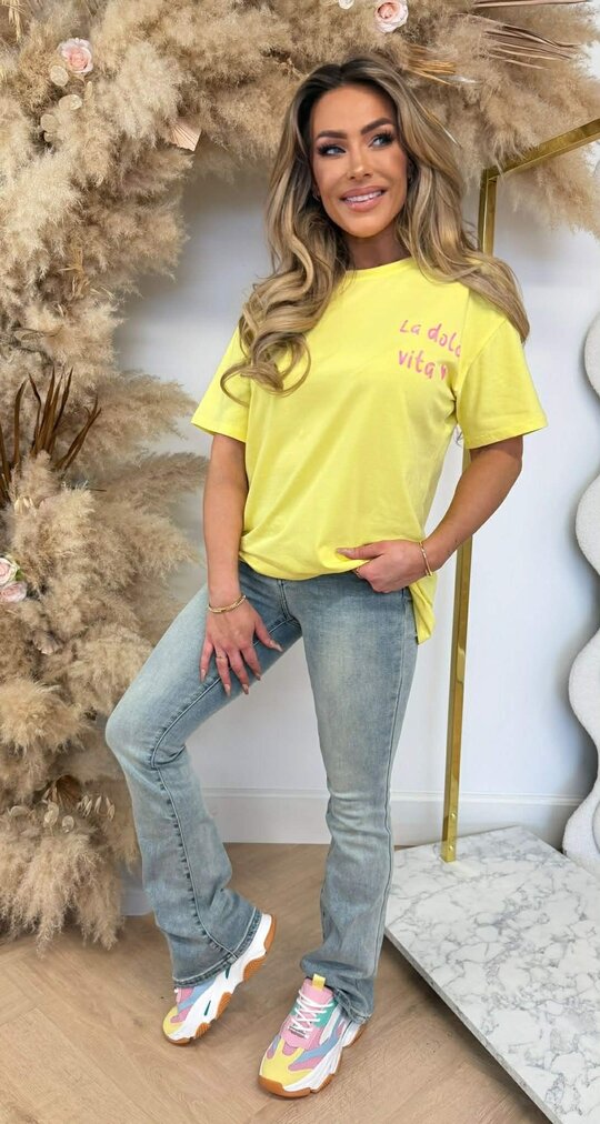 LA DOLCE VITA SHIRT 8011522 YELLOW