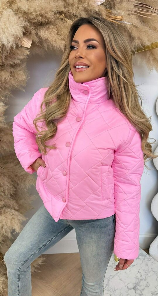 BELLA PUFFER JACKET PINK BELLA PUFFER JACKET PINK