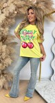 HONEY CHERRY TEE 8011523 YELLOW