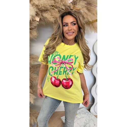 HONEY CHERRY TEE 8011523 YELLOW HONEY CHERRY TEE 8011523 YELLOW