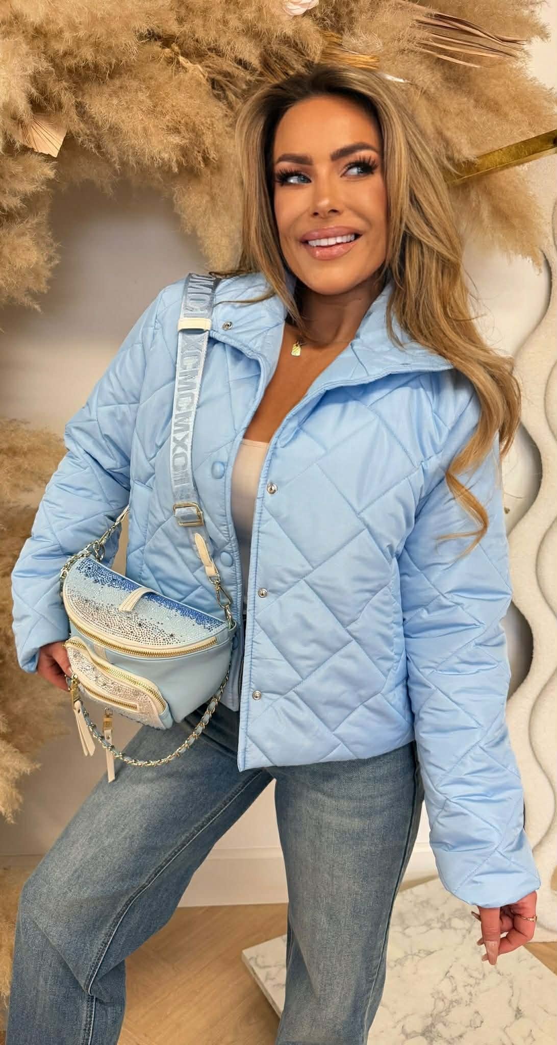 BELLA PUFFER JACKET ICEBLUE BELLA PUFFER JACKET ICEBLUE