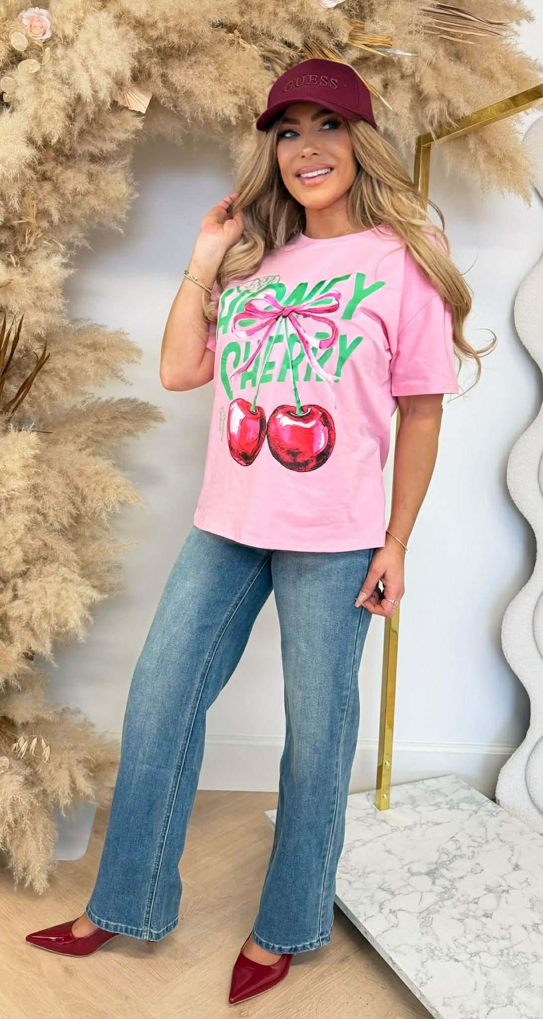 HONEY CHERRY TEE 8011523 PINK HONEY CHERRY TEE 8011523 PINK