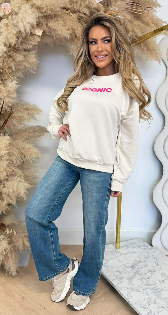 ICONIC SWEAT BEIGE