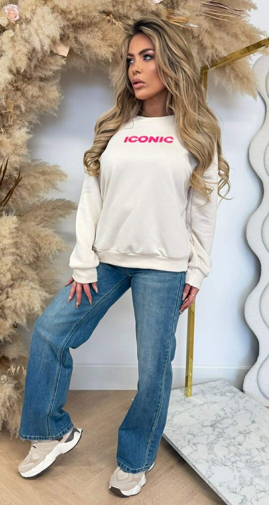 ICONIC SWEAT BEIGE