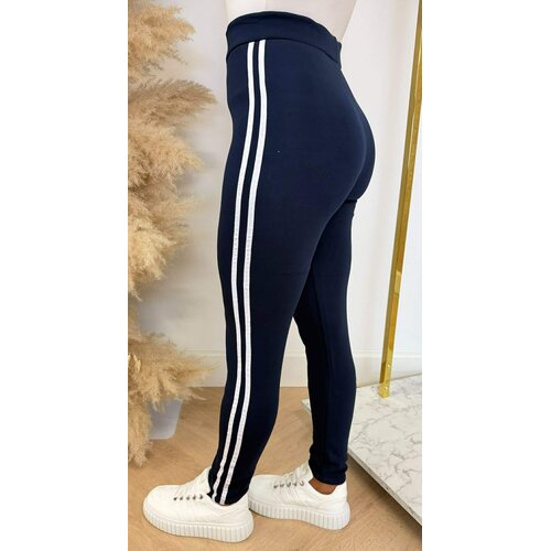 SUPER SOFT STRIPE LEGGING 1152 NAVY